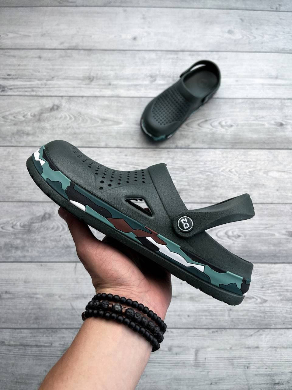 

Шлепки мужские пляжные Crocs черные | Сабо мужские Тапочки летние ТОП качества, Черный