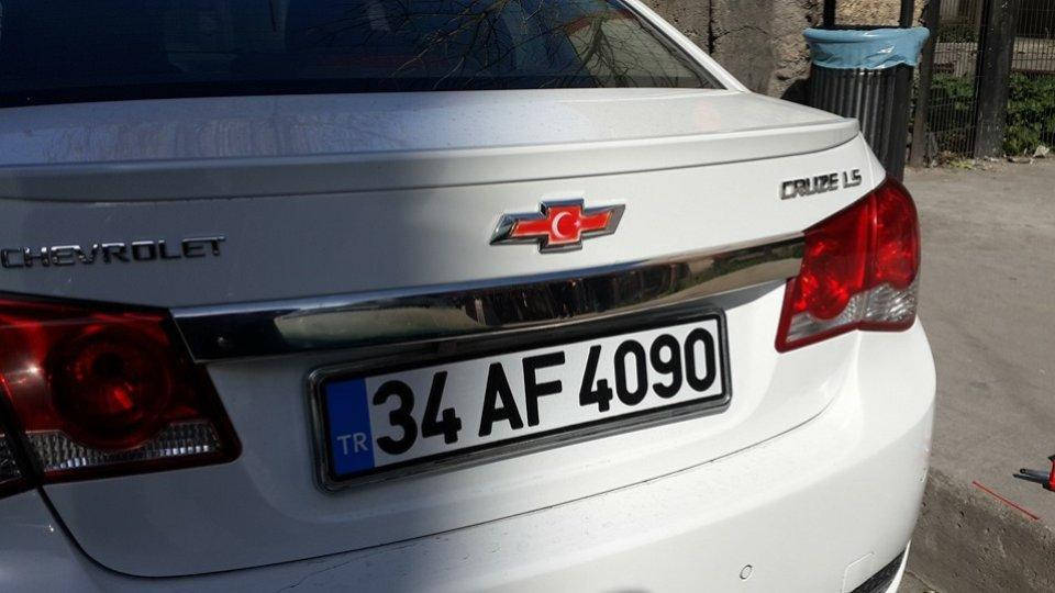 

Планка над номером хром нержавейка Chevrolet Cruze Sedan 2009-, 6459660