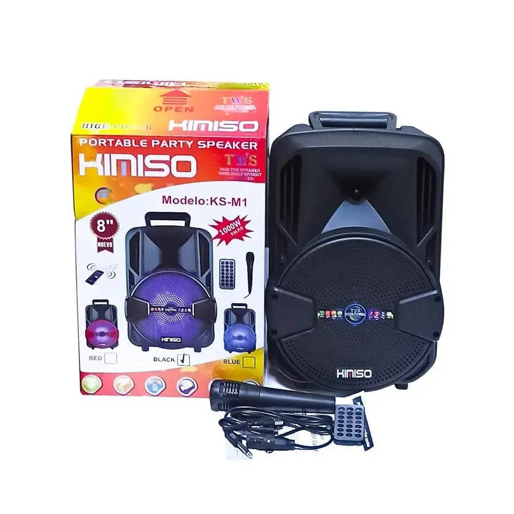 

Портативная Bluetooth колонка KIMISO M1 1000Вт / Большая колонка с микрофоном / Безпроводная колонка