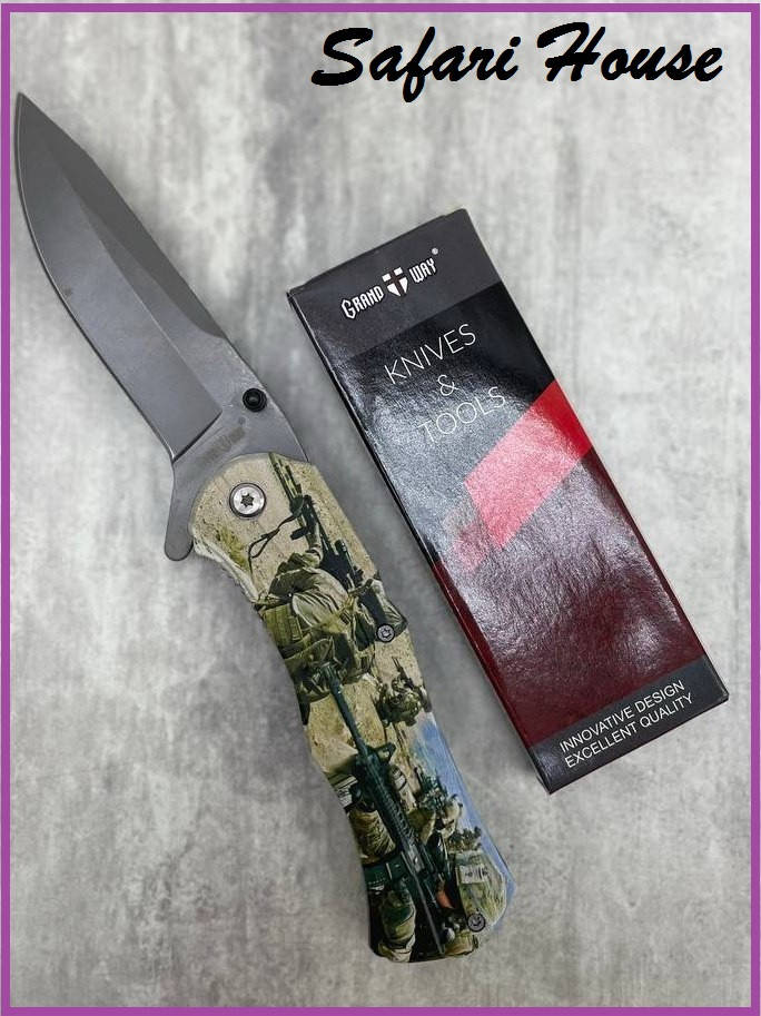 

Нож тактический Militari, военный, лезвия из стали, складной