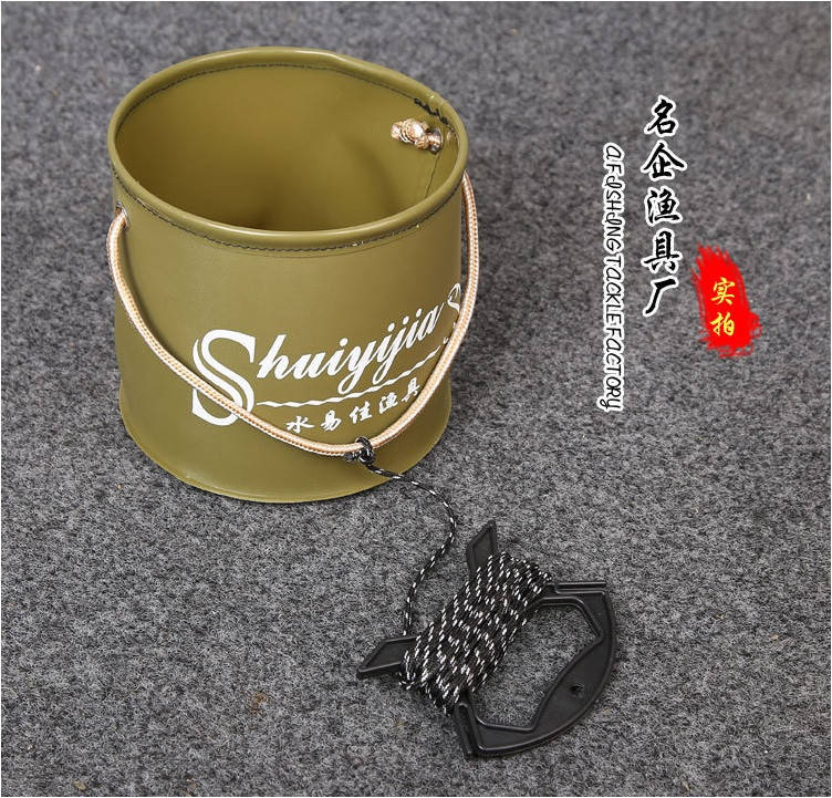 

Складное ведро на 4-5 л с веревкой и ручкой