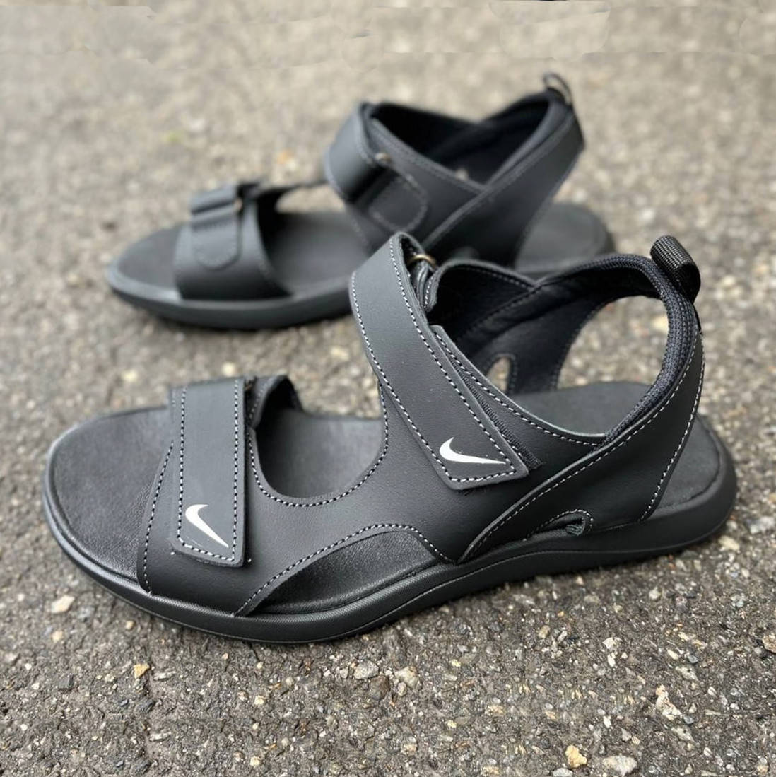 

Мужские кожаные сандалии (натуральная кожа) чёрные. Размер: 40, 41, 42, 43, 44, 45, Черный