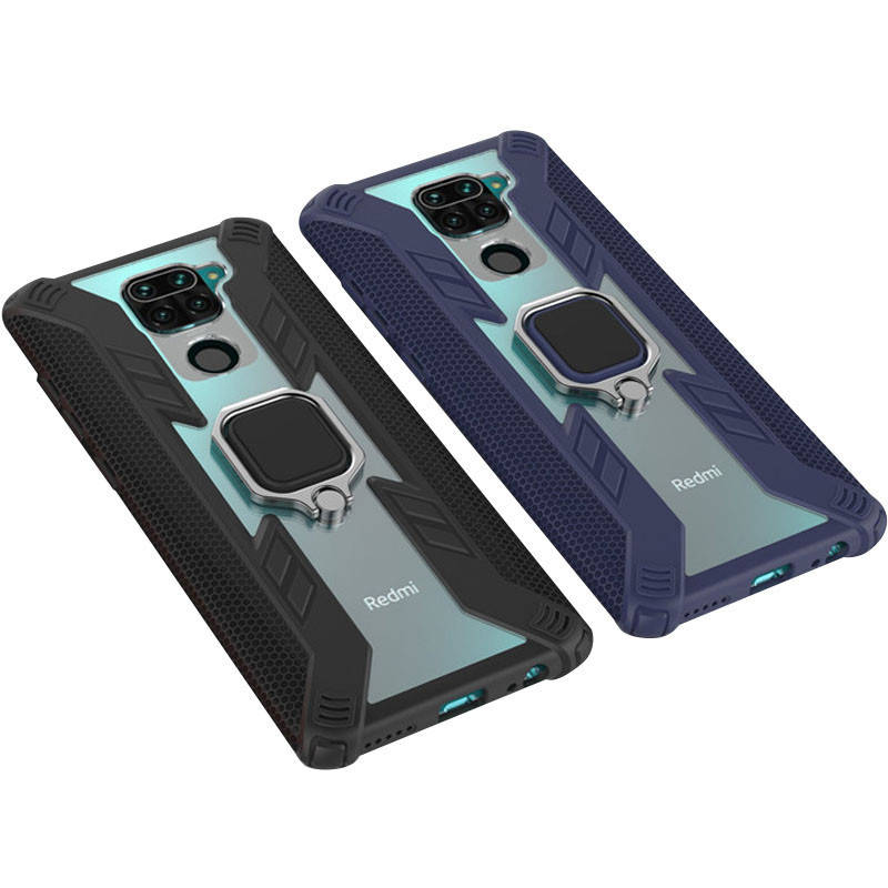 

Ударопрочный чехол Combo Ring for Magnet для Xiaomi Redmi Note 9 / Redmi 10X