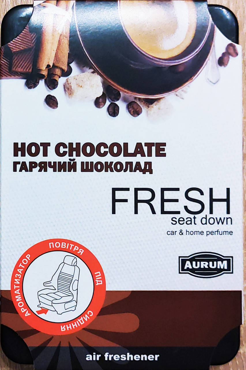 

Ароматизатор AURUM FRESH (под сиденье) Hot chocolate / Горячий шоколад