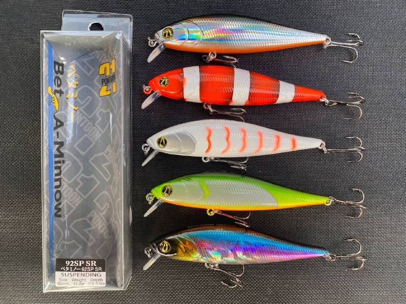 

Набор Воблеров Pontoon21 Bet-A-Minnow 92SP (5шт), Разные цвета