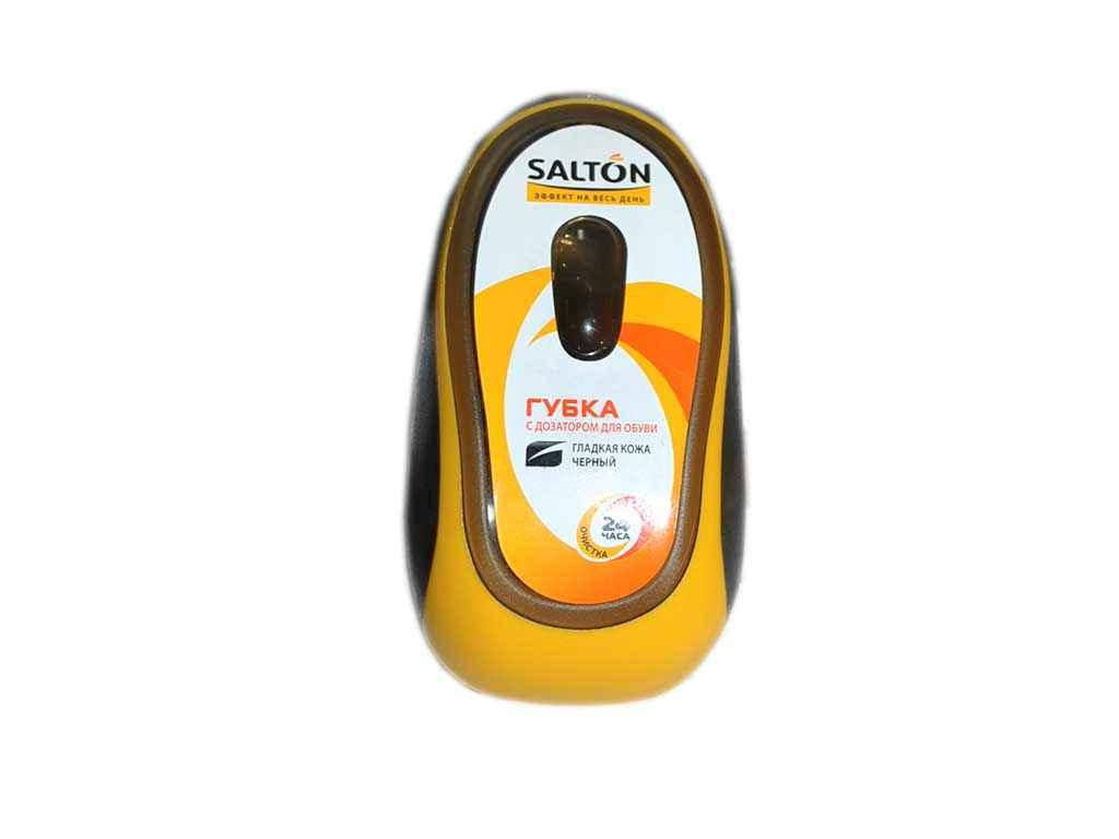 

Губка для взуття з дозатором (гладка шкіра) чорний 7 мл арт.5210 ТМ SALTON