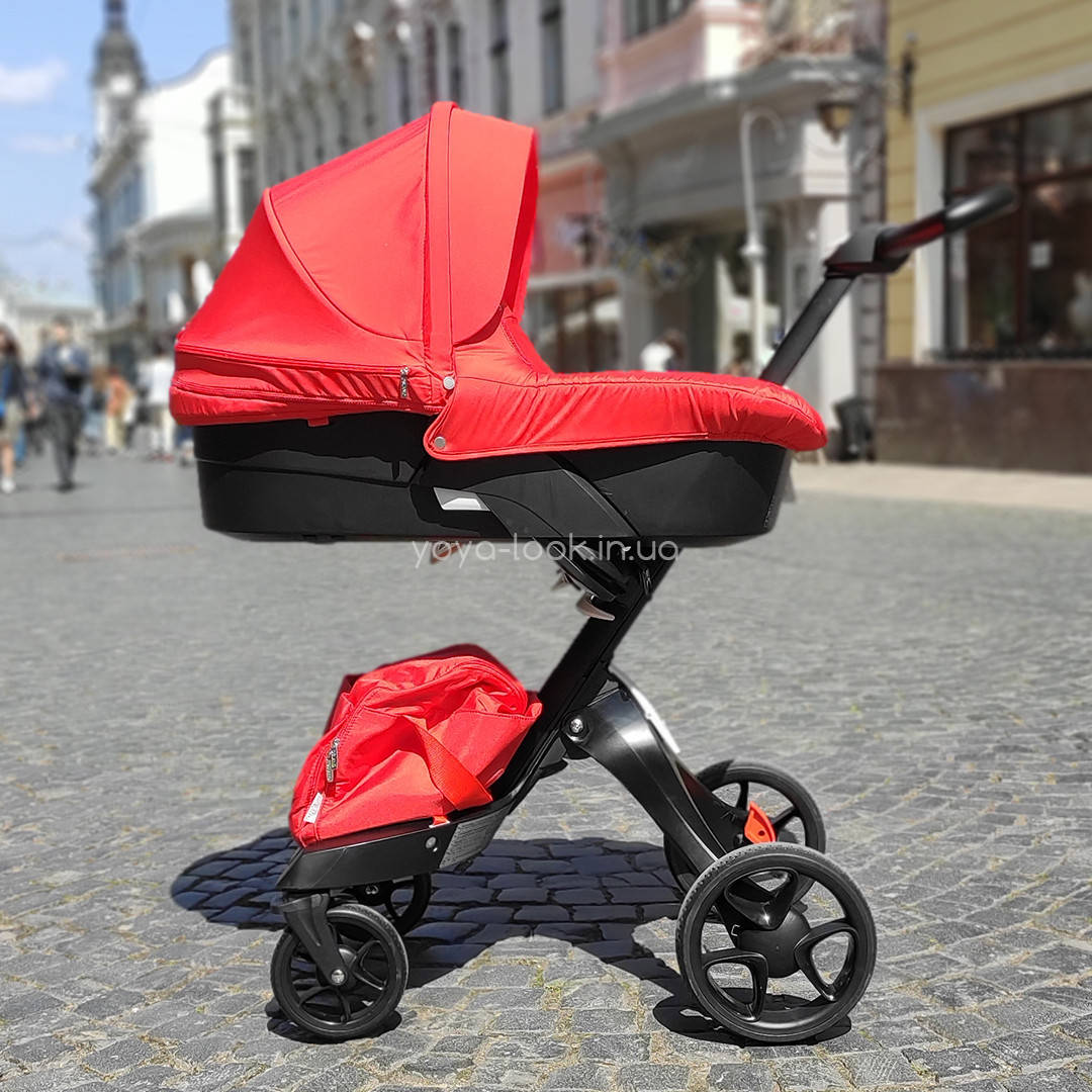 

Универсальная коляска 2 в 1 Dsland Xplory V8 Red Красная оригинал, Красный
