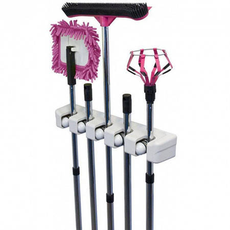 

Держатель настенный для швабры Broom Holder, Серый