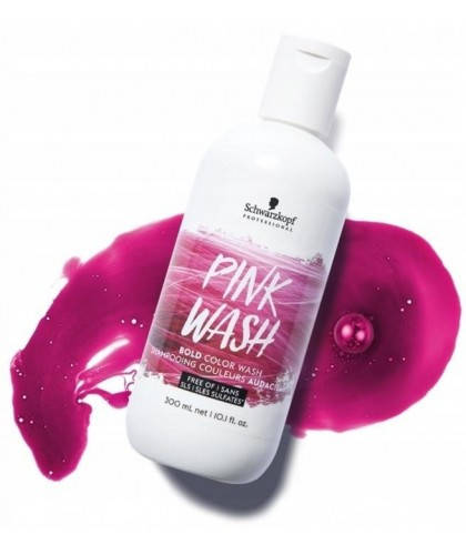 

Шaмпyнь пігментований Schwarzkopf Bold Color Wash Pink рожевий 300 мл