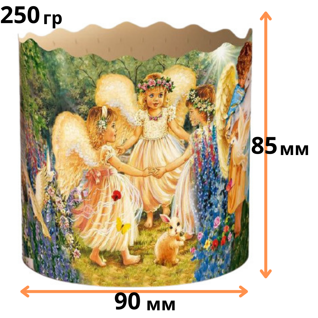 

Формы для Пасхи бумажные 250гр (85*90) Ассорти, 300 шт/ящ