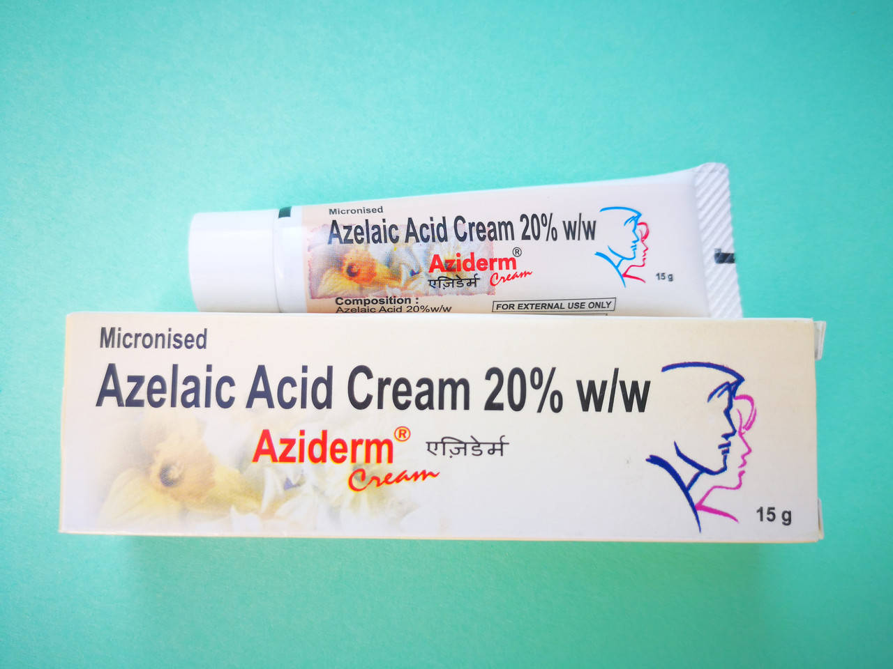 

Aziderm cream (Азидерм крем) с 20% азелаиновой кислотой, мощный эффект, 15г