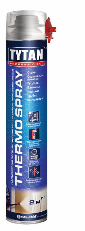

Напыляемая термоизоляция Tytan Thermospray (870ml)
