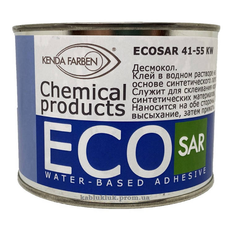 

Клей дисмакол ECOSAR 41-55 KW 400 г водный раствор синтетического латекса