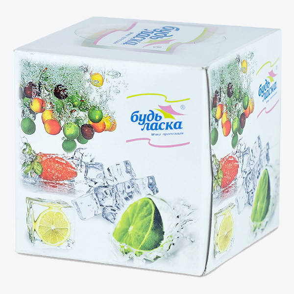 

Салфетка Альбатрос Фрукты 80 шт двухслойная куб арт. 5453