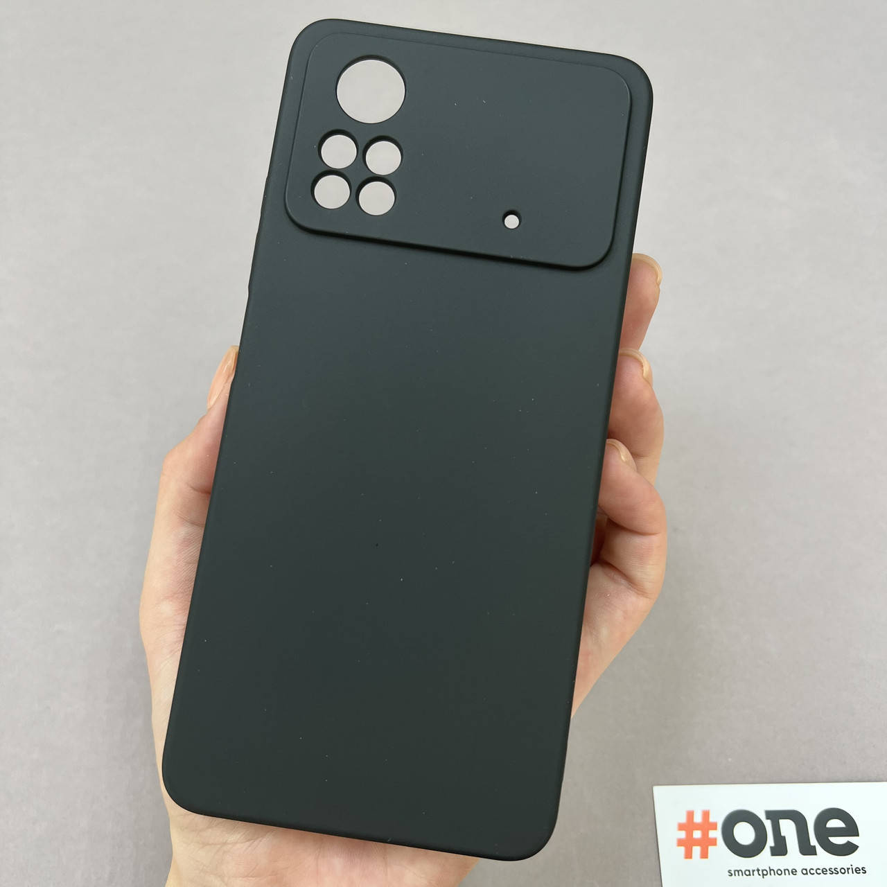 

Чехол для Xiaomi Poco X4 Pro силиконовый с защитой для камеры чехол на телефон сяоми поко х4 про черный HLG