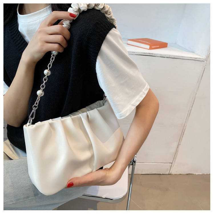 

Сумка багет с мягкой ручкой / эко-кожа (1801) Белый