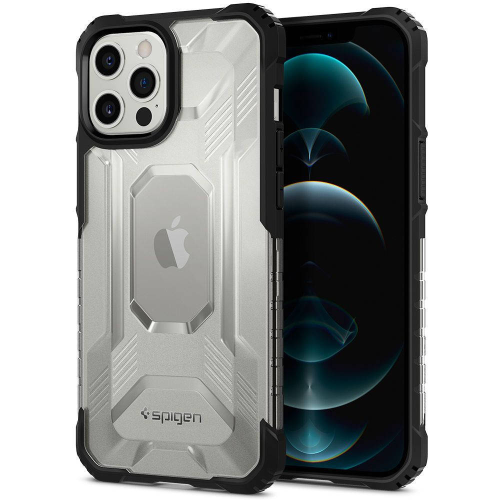 

Противоударный чехол Spigen Nitro Force для iPhone 12 Pro Max, Черный