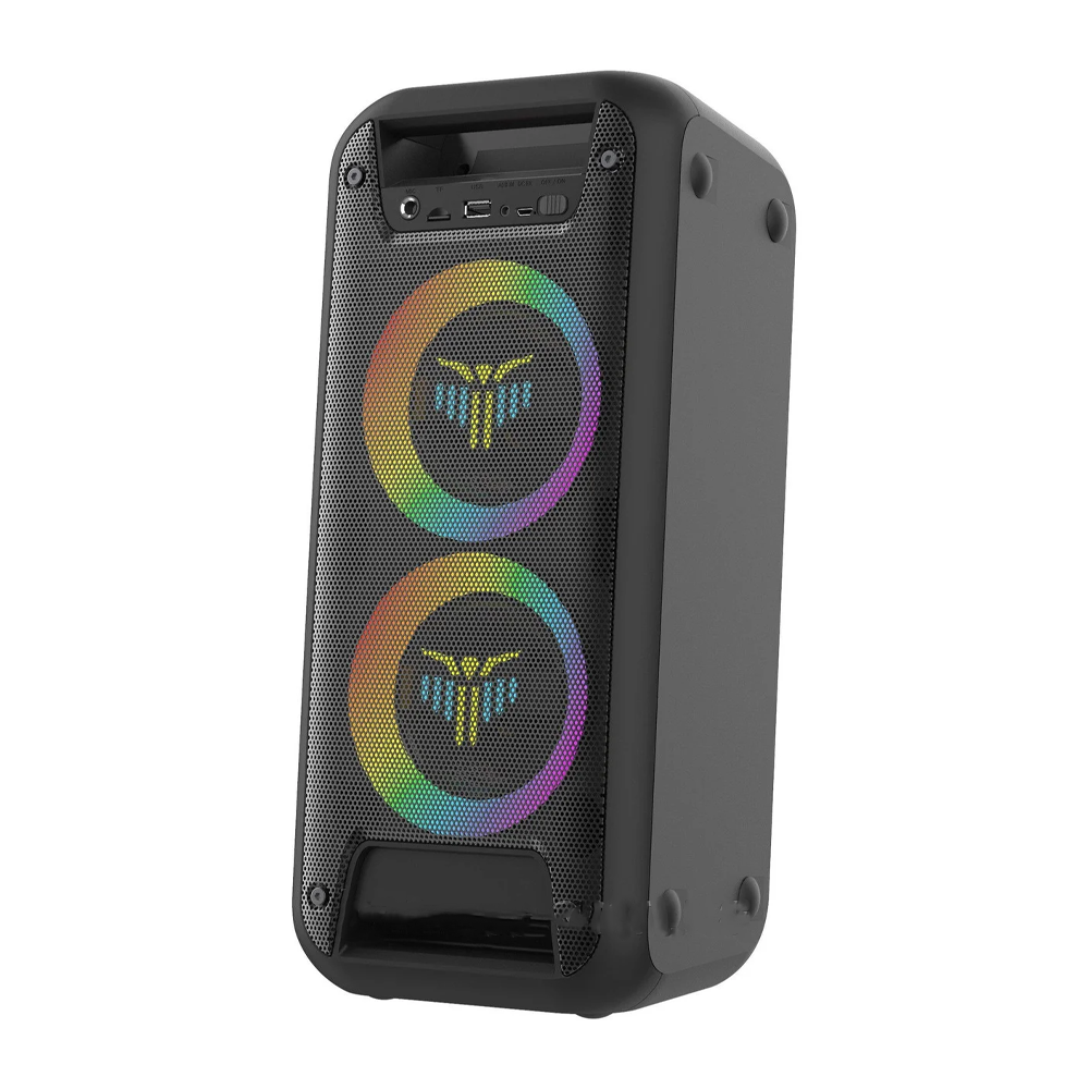 

Портативная колонка Bluetooth ESS-301B в виде мини чемодана с LED подсветкой