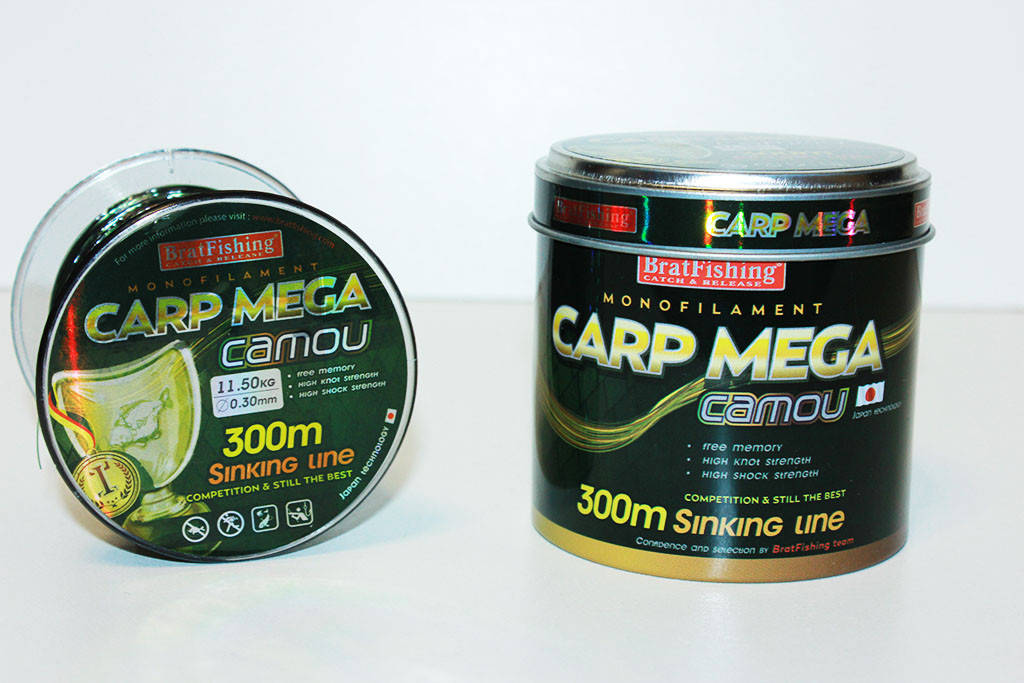 

Леска Carp Mega Camou 300m (тонущая)