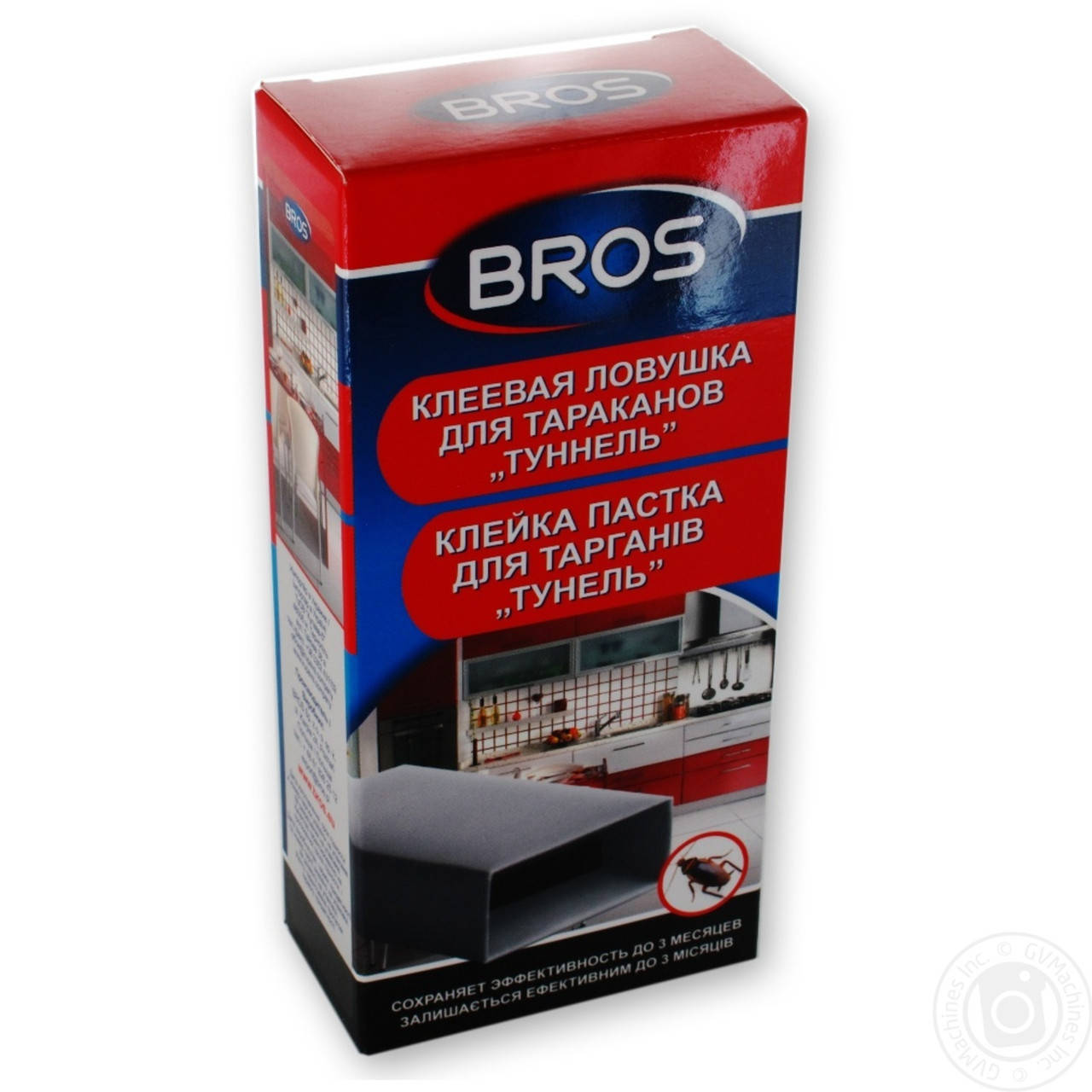 

Клеевая ловушка туннель от тараканов BROS