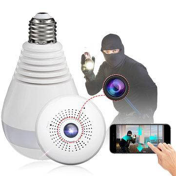 

Лампочка WiFi камера 360°
