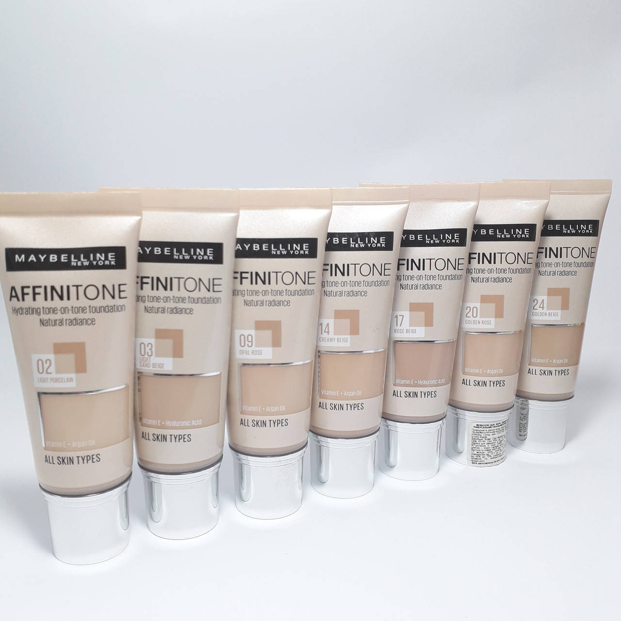 

Тональный крем AFFINITONE MAYBELLINE в наличии 02, 03, 09, 14, 20