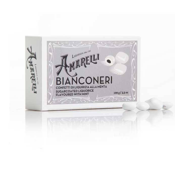 

Лакрица Amarelli Bianconeri Mint Licorice 100g