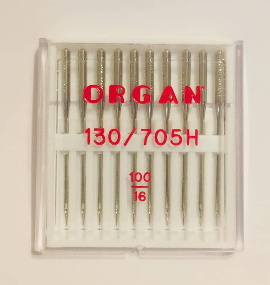 

ИГЛЫ ORGAN УНИВЕРСАЛЬНЫЕ 130/705H 100/16 (В УПАКОВКЕ 10 ШТ.)