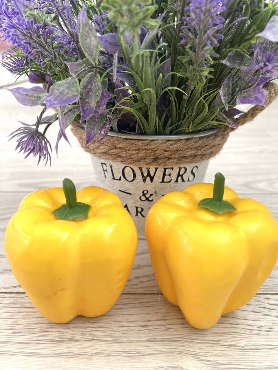 

Муляж болгарского желтого перца,искусственный перец