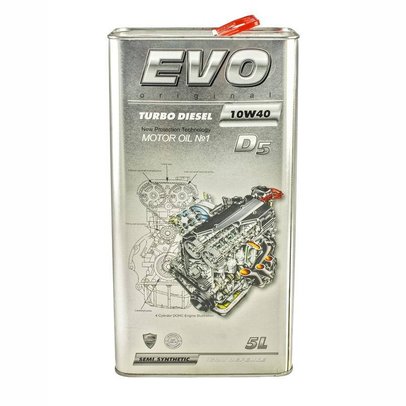 

Моторное масло EVO D5 Turbo Diesel 10W-40 5 L
