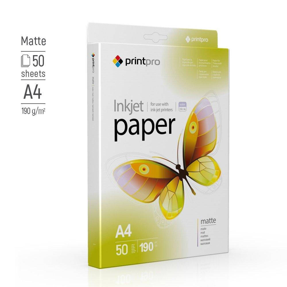

Фотобумага матов. 190 г/м A4 (50 л) PME190050A4 PrintPro