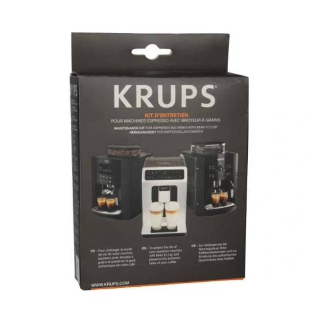 

Набор для чистки кофемашин Krups, XS530010 (Фильтр Krups F088, таблетки Krups XS3000, порошок от накипи Krups