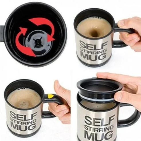 

Кружка мешалка Self Stirring mug (Синий, красный), Разные цвета