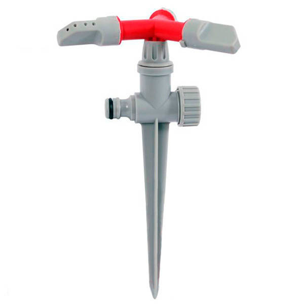 

Дождеватель круговой с вращающейся головкой на пластик. костыле INTERTOOL