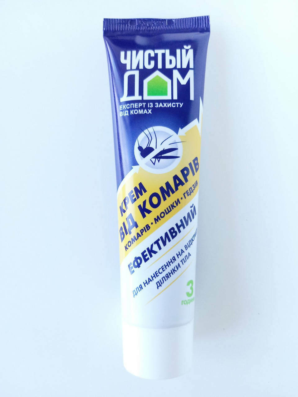 

Крем от укусов комаров мошек слепней Чистый Дом 50 г