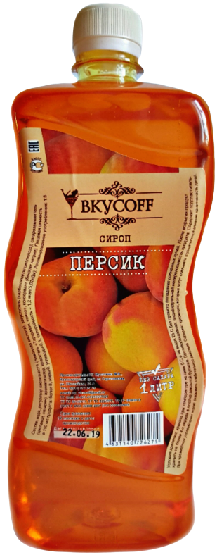 

Низкокалорийный сироп ВКУСОFF™ Персик (1 литр)