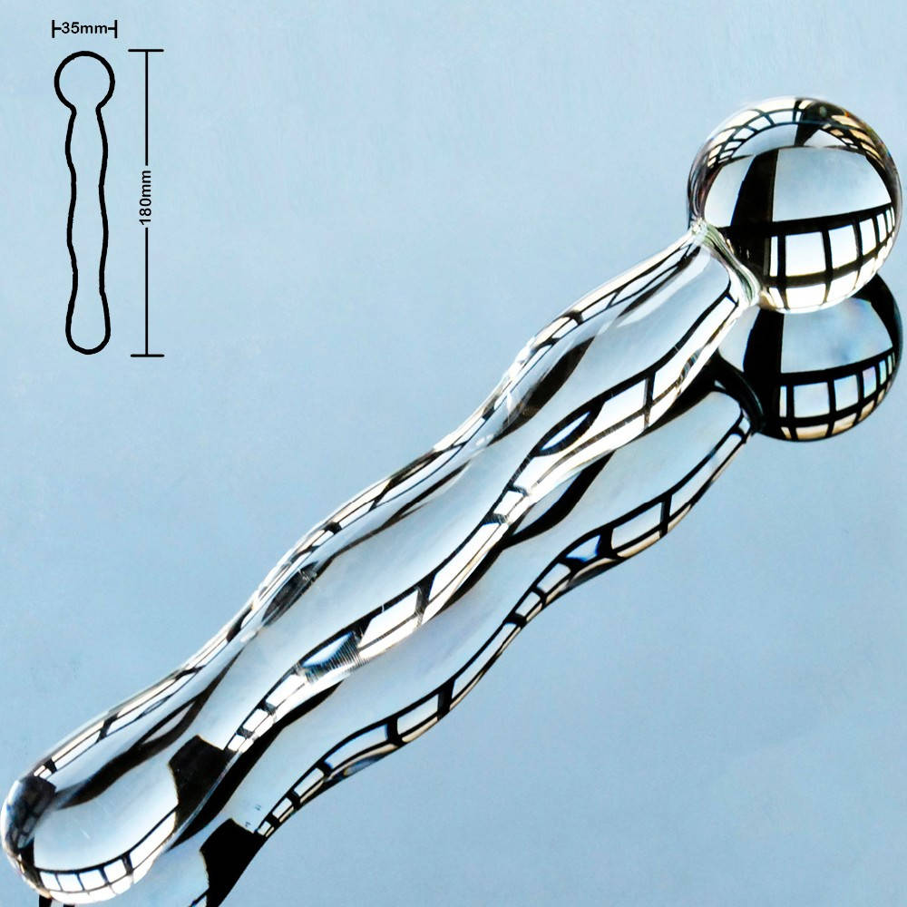 

Фалос стеклянный изогнутый