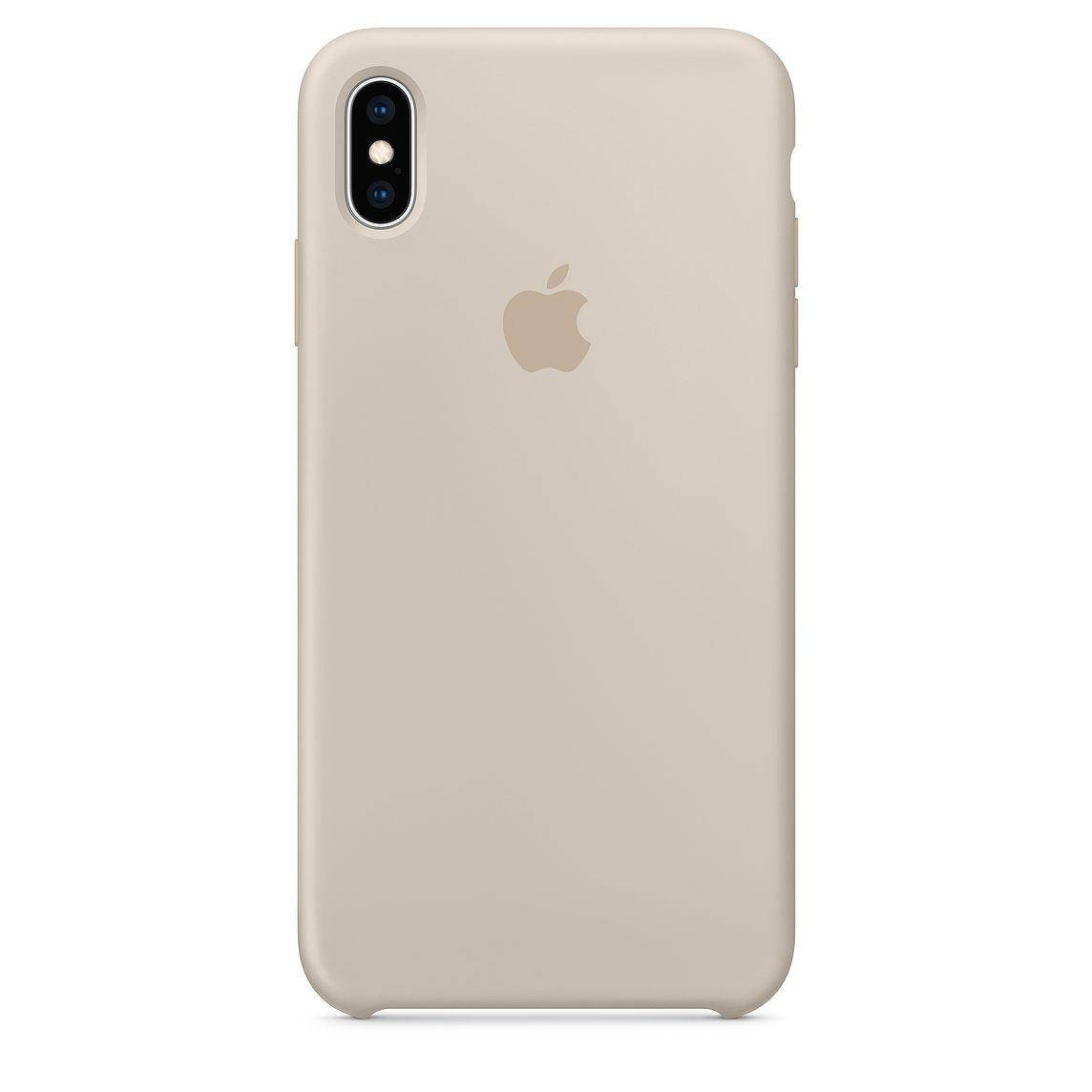 

Чехол-накладка Silicone Case original для Apple iPhone XS Max (stone), Бежевый
