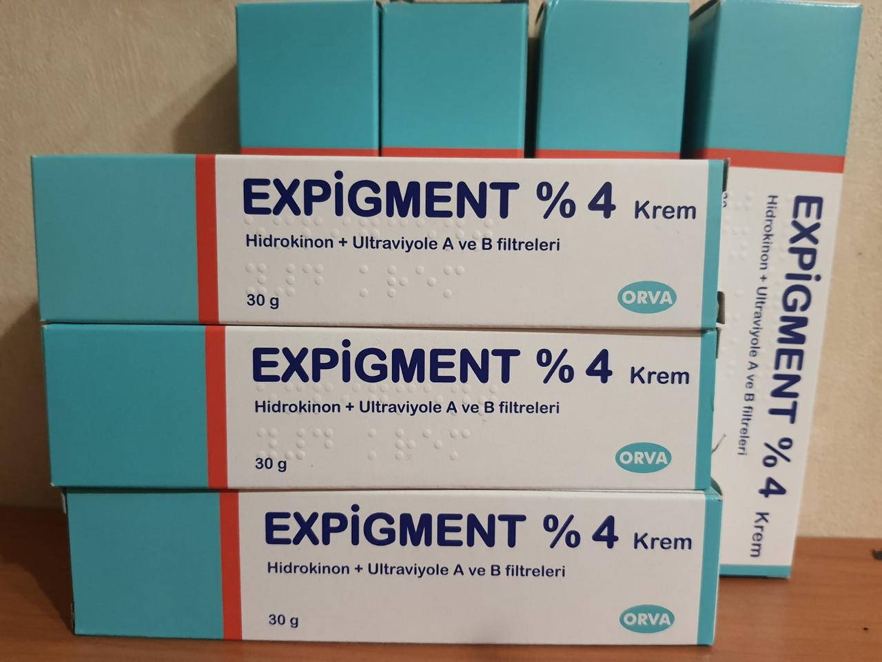 

Expigment 4%,отбеливающий крем Экспигмент-от пигментции 2%-4%