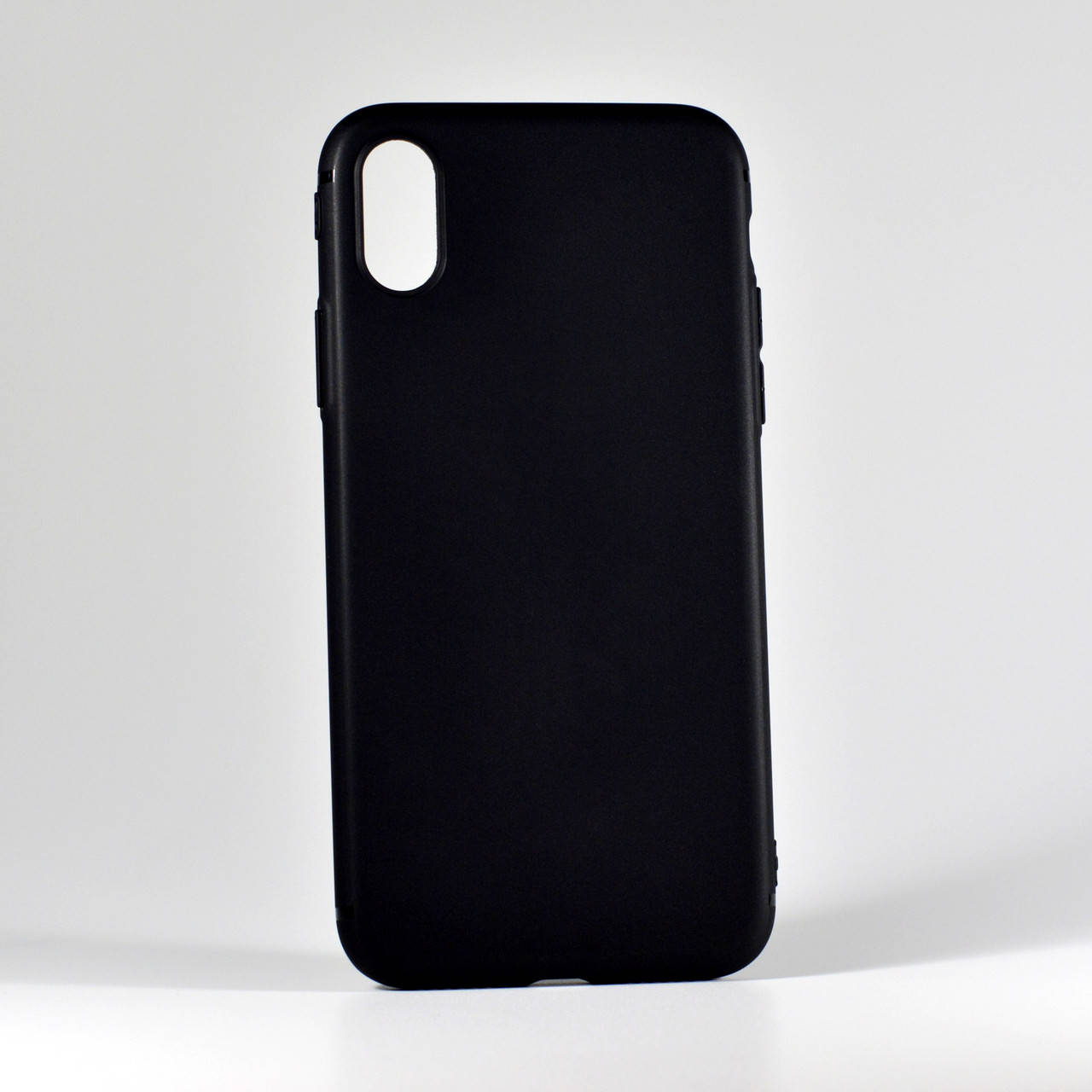 

Защитный чехол на Iphone X тонкий черный