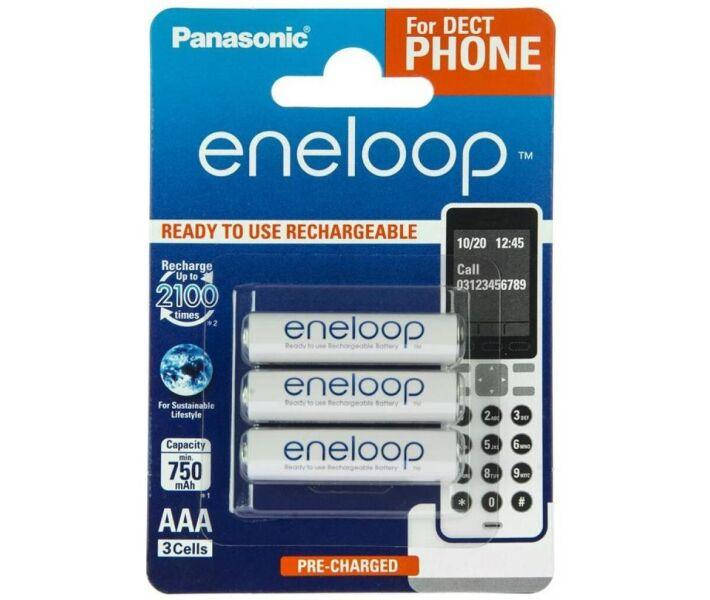 

Аккумулятор PANASONIC Eneloop AAA/R03 min 750mAh (3шт)