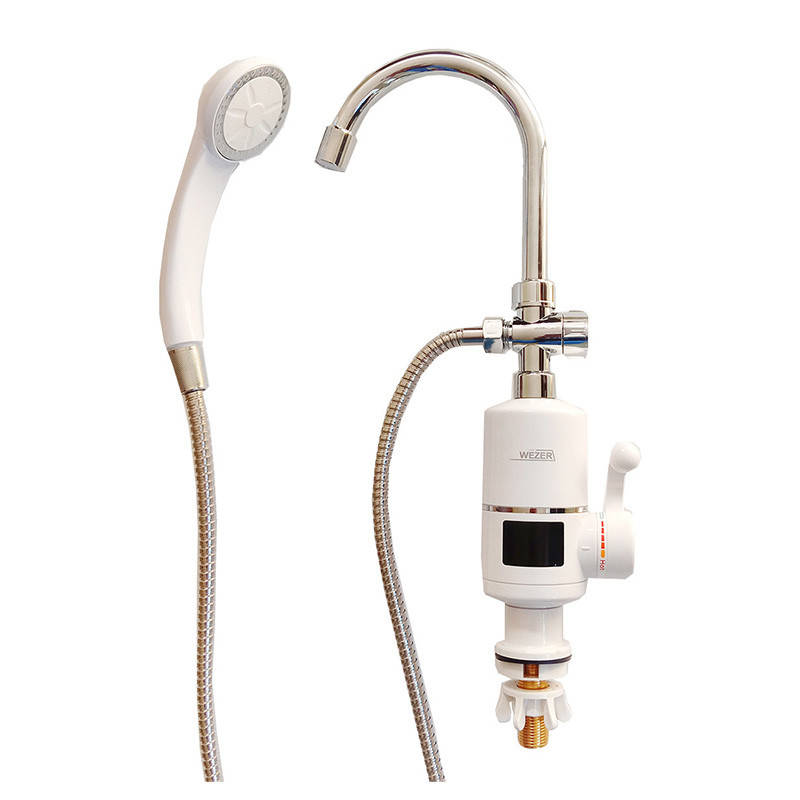 

Электрический проточный водонагреватель для ванни WEZER с дисплеем SDR-B05ST