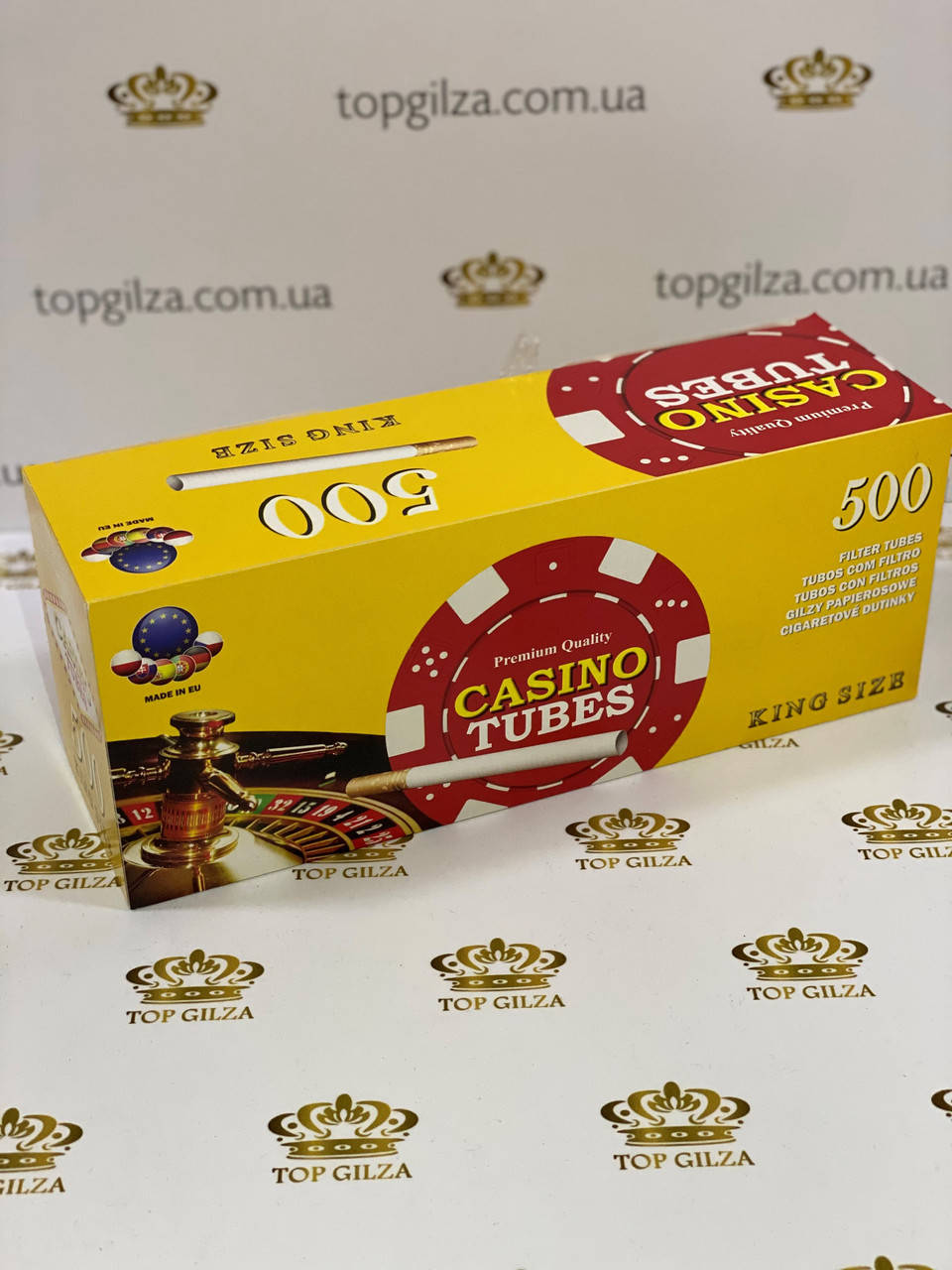 

Сигаретные гильзы для набивки табака Kent Druk Casino King Size 500 шт