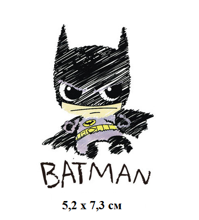 

Термонаклейка Бетмен 1 шт