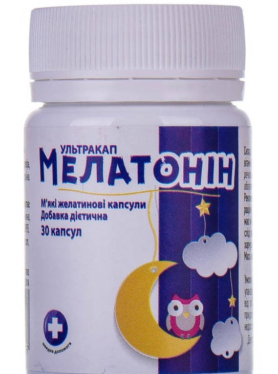 

Мелатонин капсулы 3 мг. №30