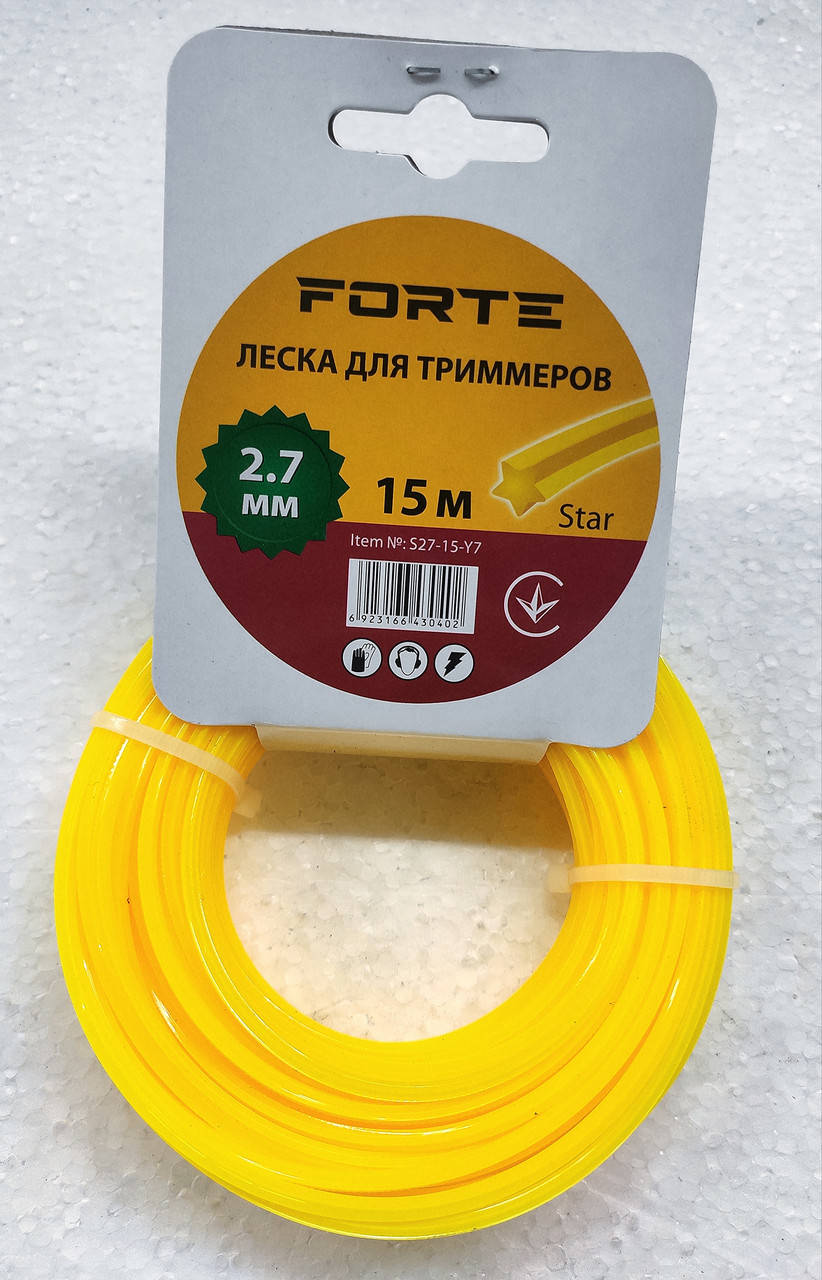

Леска для мотокосы 2.7мм,15м Звезда Forte