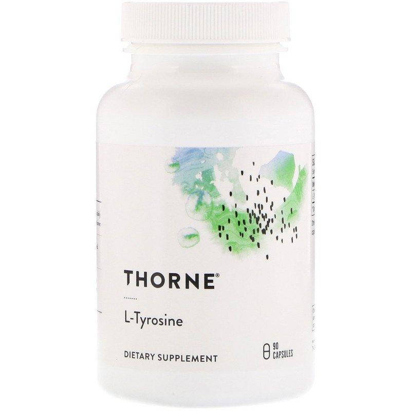 

Тирозин, L-Tyrosine, Thorne Research, 90 капсул (THR-51403)