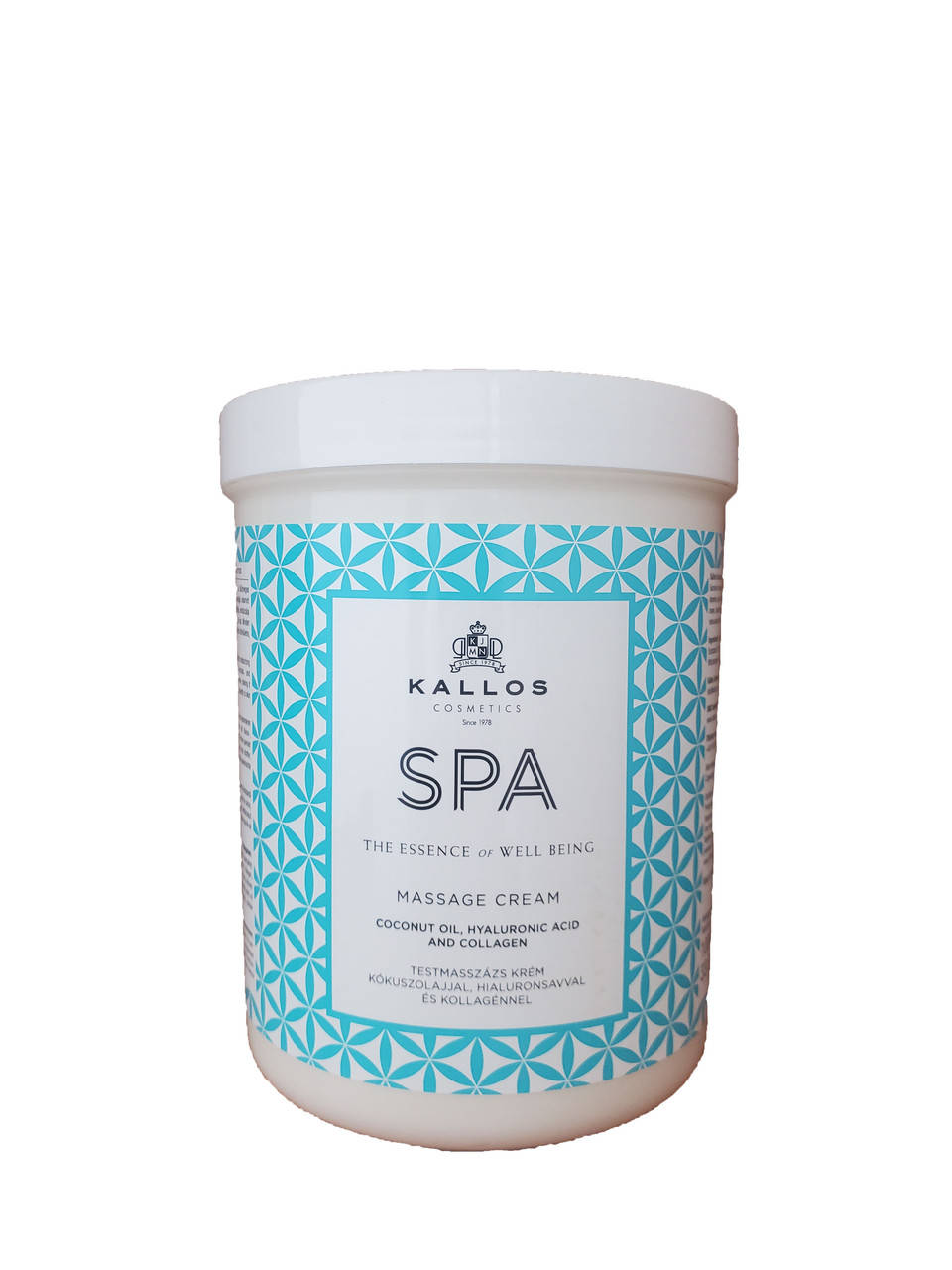 

Крем для массажа тела с кокосовым маслом Kallos SPA Massage Cream 1000мл