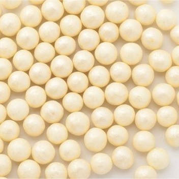 

Стик-пакет шарики перламутровые d=5мм (5 г), кремовые