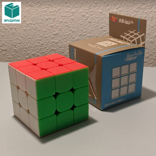 

Кубик рубика 3х3 YJ Guanlong V2 3x3 без наклеек